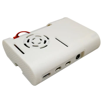 

Housing Impact Resistant Shelf Universal ABS Cover Easy Install Support Cooling Fan Protective Case For Raspberry Pi 4 Model B