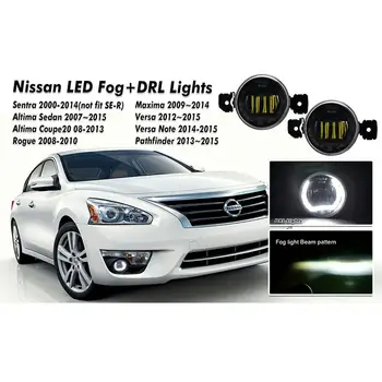 

LED Fog+DRL light for Nissan Altima Sentra X-Trail Versa Pathfinder Infiniti