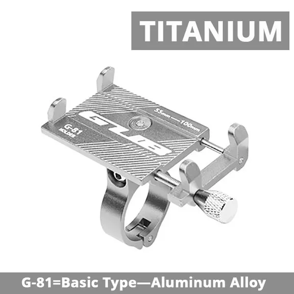 Titanium G81 G81 G85 plus 6 3 модели держатель Мобильный Мотоцикл Велосипед G81 G86 plus 6 - Цвет оправы: Titanium G81