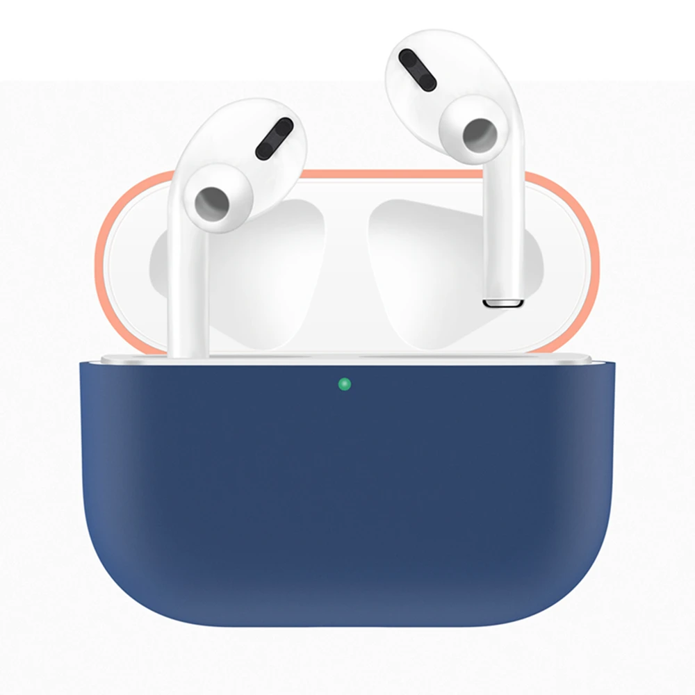 Для AirPods Pro Чехол силиконовый мягкий ТПУ пылезащитный гладкая поверхность наушники защитный чехол для Air Pods Pro Чехол тонкий - Цвет: 20