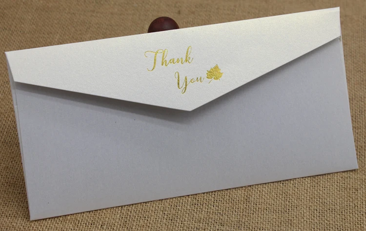 50 шт./лот Высокое качество#5 200GSM бумажные конверты с буквами спасибо, для вас приглашения свадебные конверты