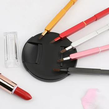 

Portable Retractable Lip Brush Soft Bristles Portable Lipstick Makeup Brush Tool MPwell