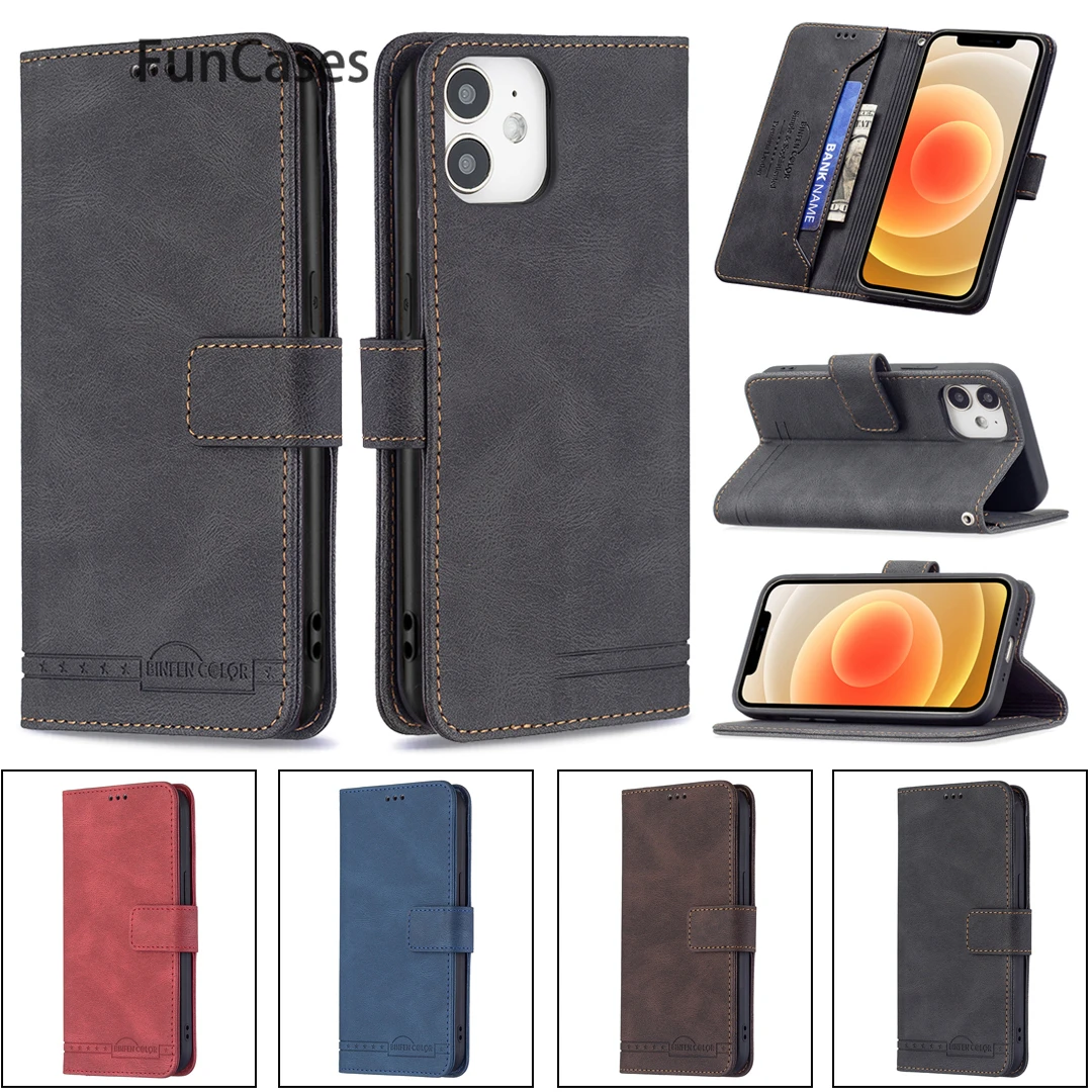 Custodia Per Cellulare Con Custodia Per Carte Da Uomo Per Estojo Apple Iphone 12 Mini Per Apple Iphone Telefoon 12 Pro Max Cell Cover Cellulare