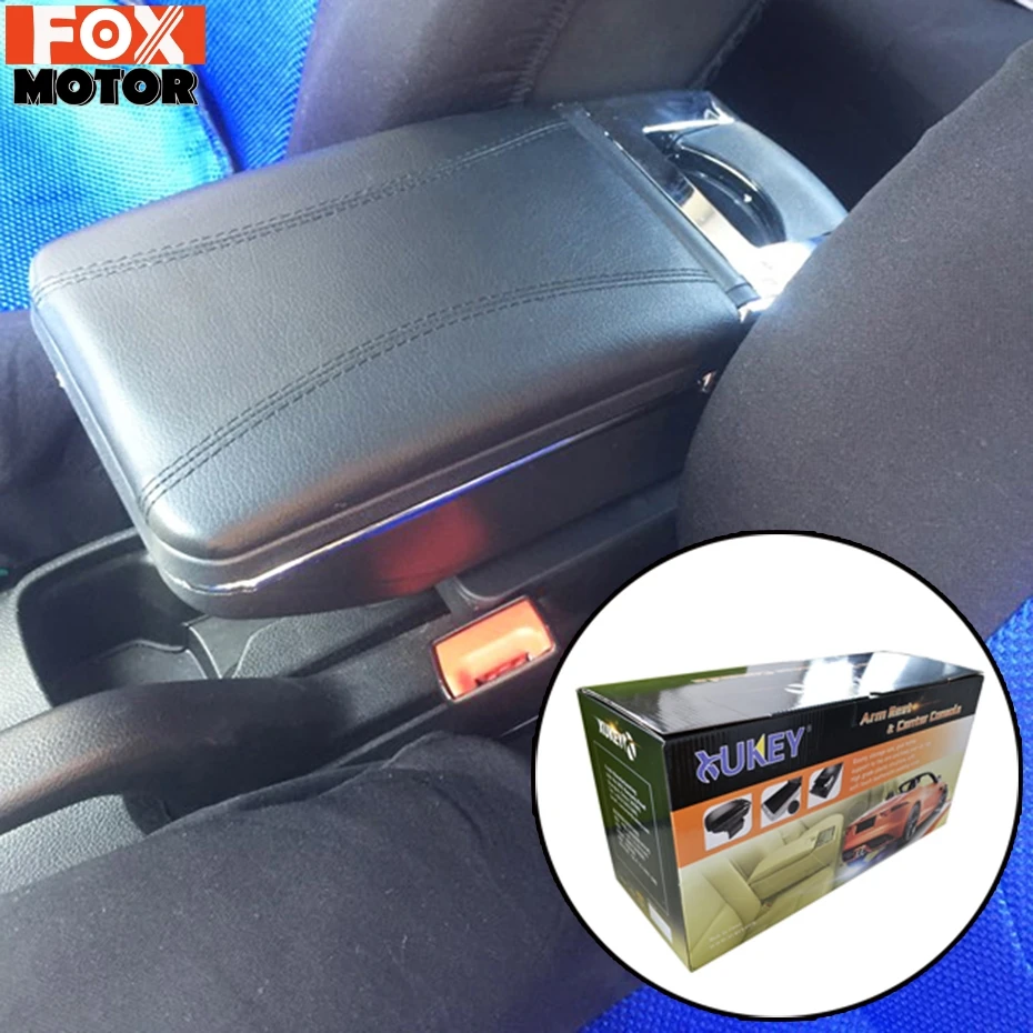 XUKEY для Chevrolet Aveo подлокотник 2012- Sonic 2013 центральная консоль кожаный центральный черный подлокотник коробка