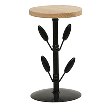

Nordic Iron Mini Flower Stand Floor-Standing Metal Plant Frame Outdoor Balcony Plant Holder Candlestick Garden Decoration