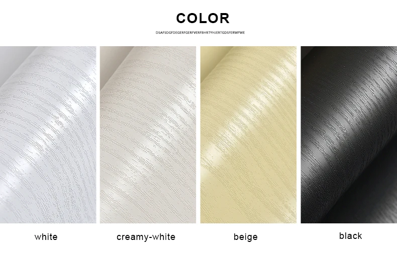 Pearl White DIY Decorative Film PVC Self adhesive Wall paper Furniture Renovation Stickers Kitchen Cabinet Waterproof Wallpaper 21 8
