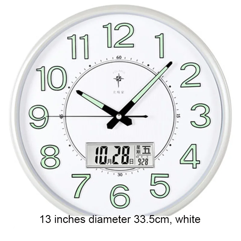 Style H Стеклянные Настенные часы светящиеся reloj de pared винтажные бесшумные цифровые настенные часы современный дизайн Zegar настенные часы для домашнего декора QZE061 - Цвет: Style H