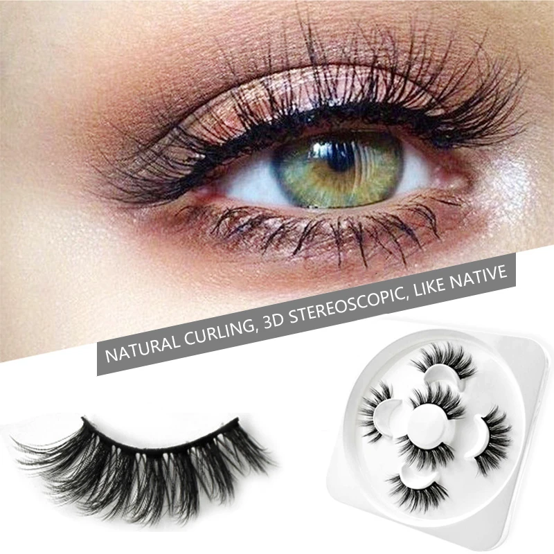 Новые 3D накладные ресницы для наращивания полный объем толстый макияж глаз