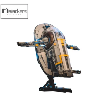 

BuildMOC Movies New Slave I–20th Anniversary Edition Slave NO.1 Spaceship Building Blocks Starwars moc bricks Toy Gift