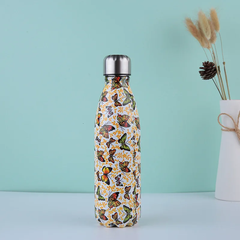 Бутылка для воды Chillys Termos Gourde Inox isolome Garrafa Termica термос с вакуумной изоляцией для спорта на открытом воздухе - Цвет: k13