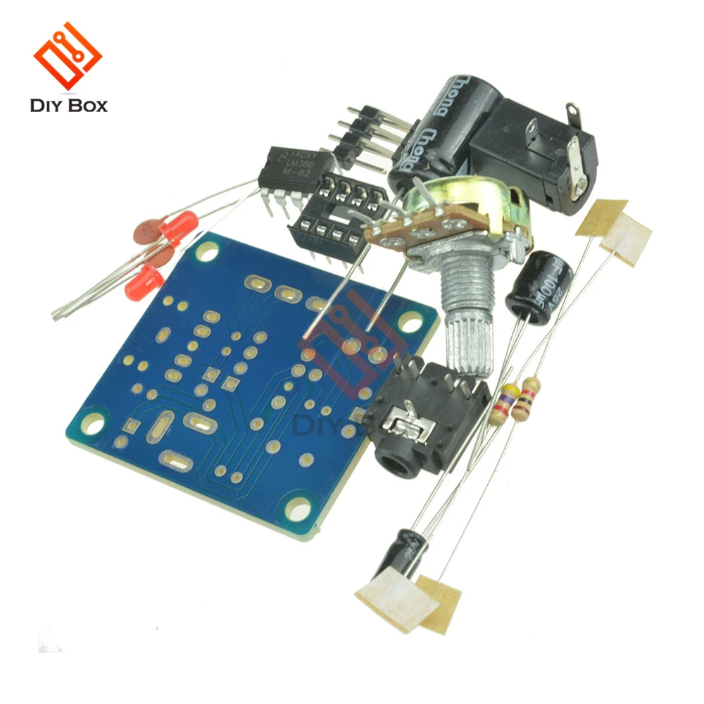 LM386 мини аудио усилитель доска модуль DIY Kit Super Mini 3V 12V 3 5 мм МГц GSM gsm Аудио Звуковая