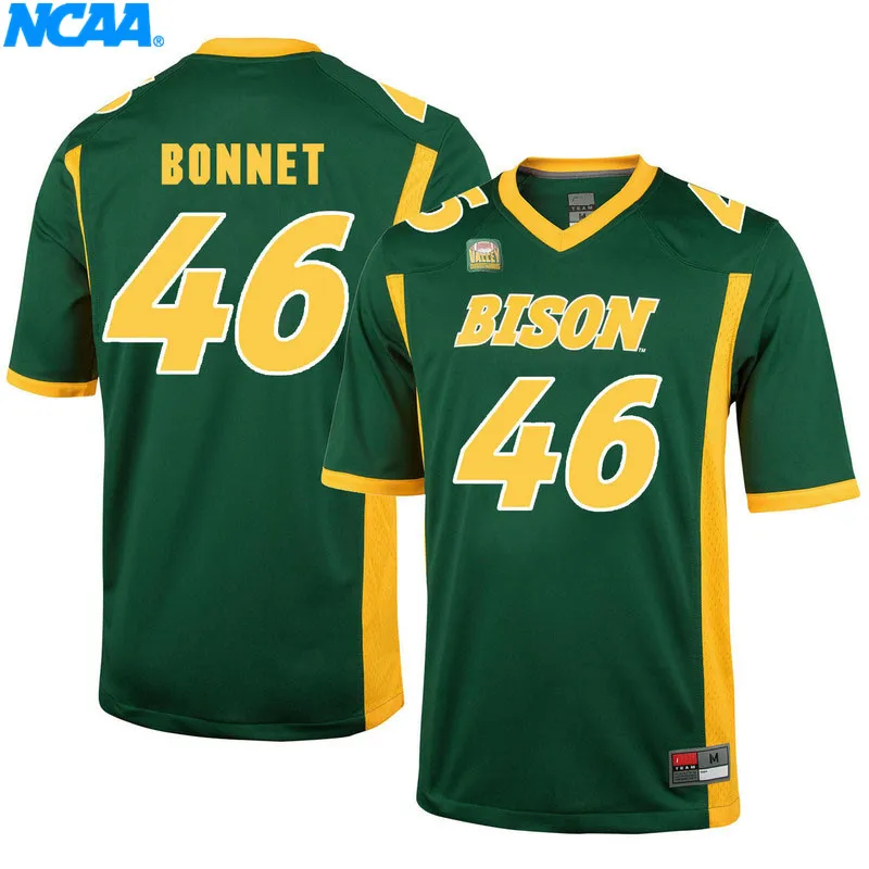 Новое поступление, высокое качество, NDSU Bonnet#46 NDSU Grimsley#5, футболка, спортивные майки, S-XXXL