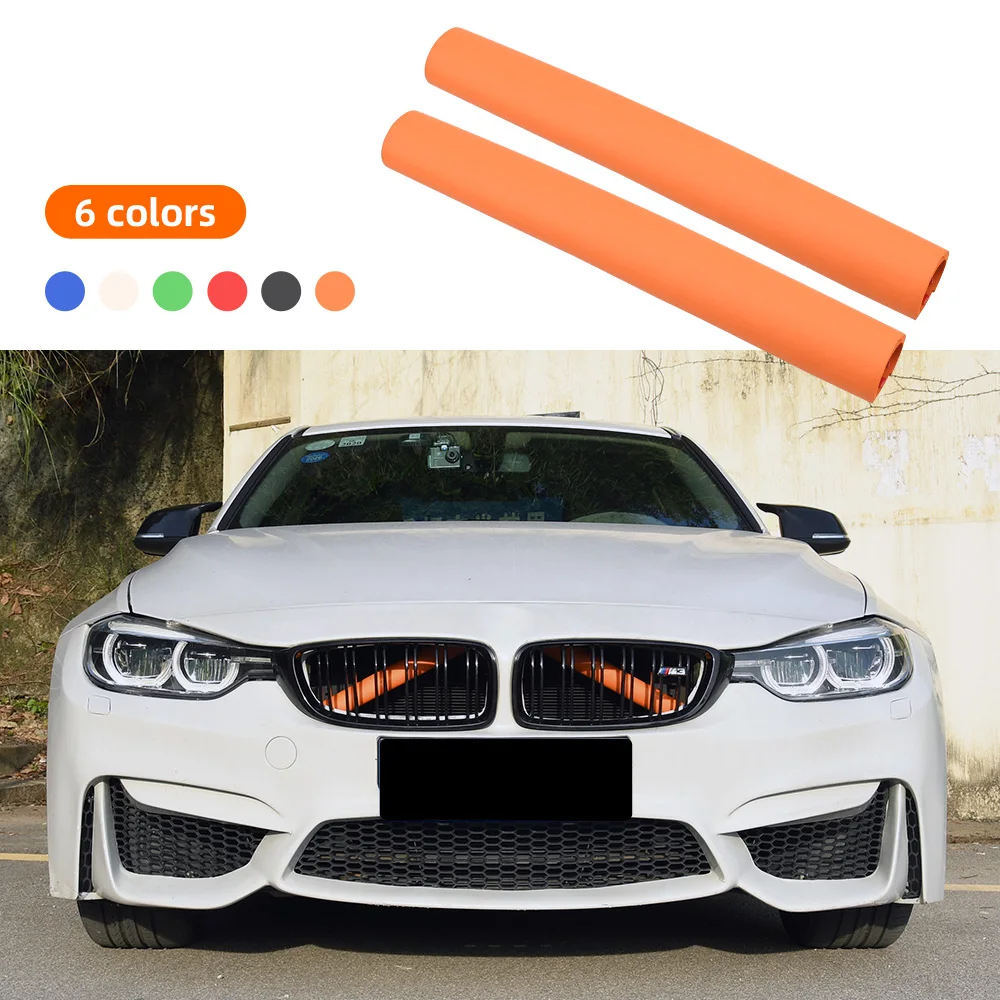 Front Grille Trim Strips For BMW F30 F32 3 4 Series 6 Color Sport Style Cover Frame Car Decorations Stickers | Автомобили и
