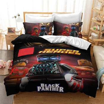 

3D Luxury Batman Bedding Set Cartoon The Avengers Duvet Cover Set Europe/USA/Australia Queen King Children Bed Linen Bedclothes