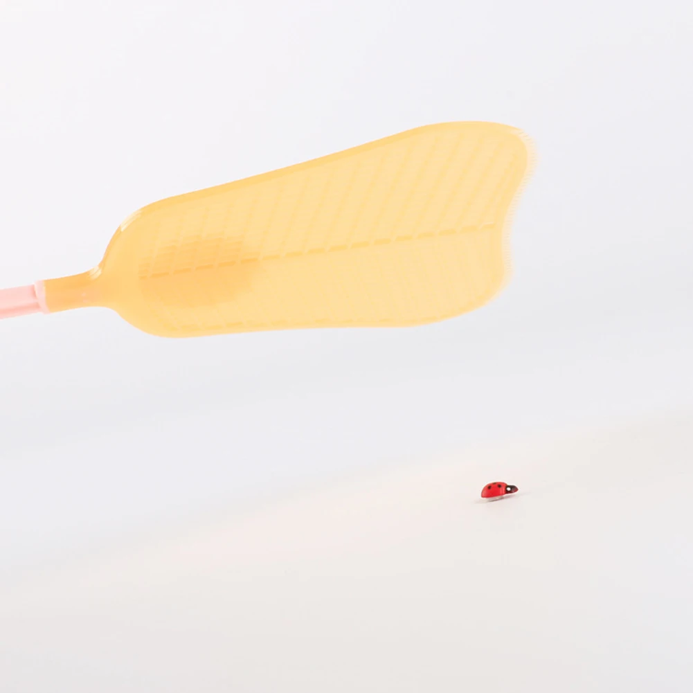 Инструмент против комаров с длинной ручкой убийца Бытовая пластиковая мухобойка борьба с вредителями прочная ловушка ручное насекомое Случайная