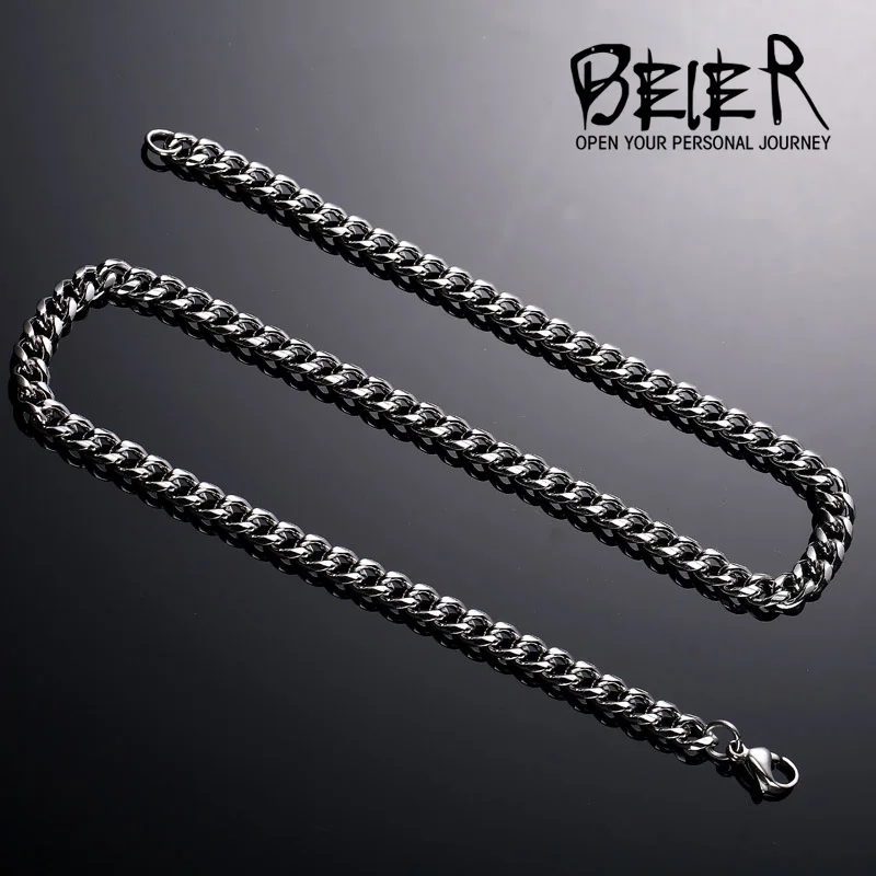 Мужская и женская цепочка BEIER чокер из нержавеющей стали|gold chain necklace|chain necklacenecklace