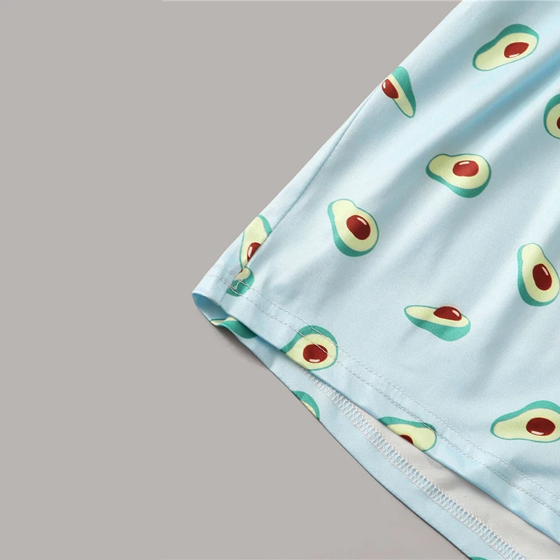 Dotfashion, круглый вырез, принт с героями мультфильмов, топ и шорты с бантом спереди, пижамный комплект, новинка, Женский Повседневный пижамный комплект с коротким рукавом
