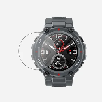 

Tempered Glass Protective Film For Xiaomi Smartwatch Huami Amazfit T-Rex T rex Smart Watch Screen Protector Cover Protection
