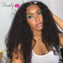 13x6 3b/3c афро кудрявый парик фронта шнурка с волосами младенца монгольские Реми Короткие парики из человеческих волос с волосами младенца Отбеленный узел
