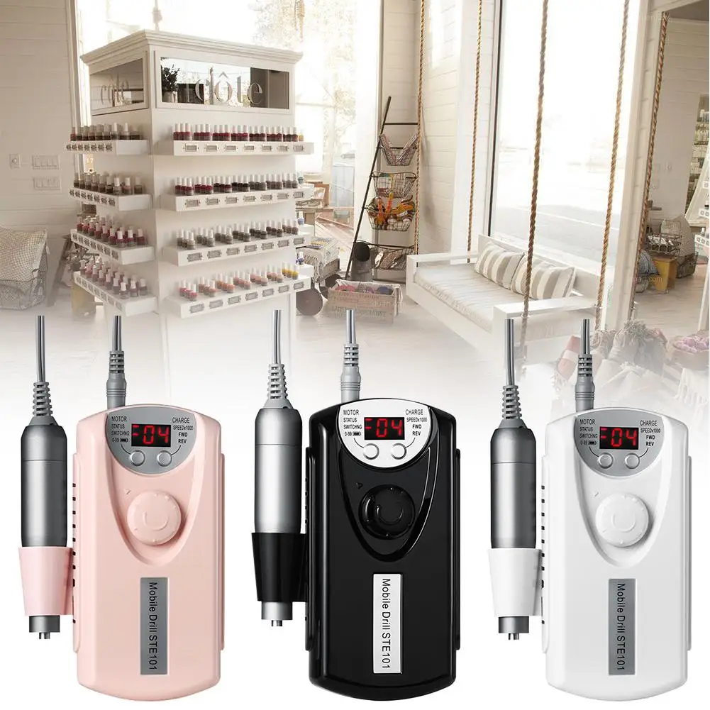 Портативный Перезаряжаемый шлифовальный станок для ногтей, шлифовальный станок для ногтей, Электрический Маникюрный полировальный аппарат S101