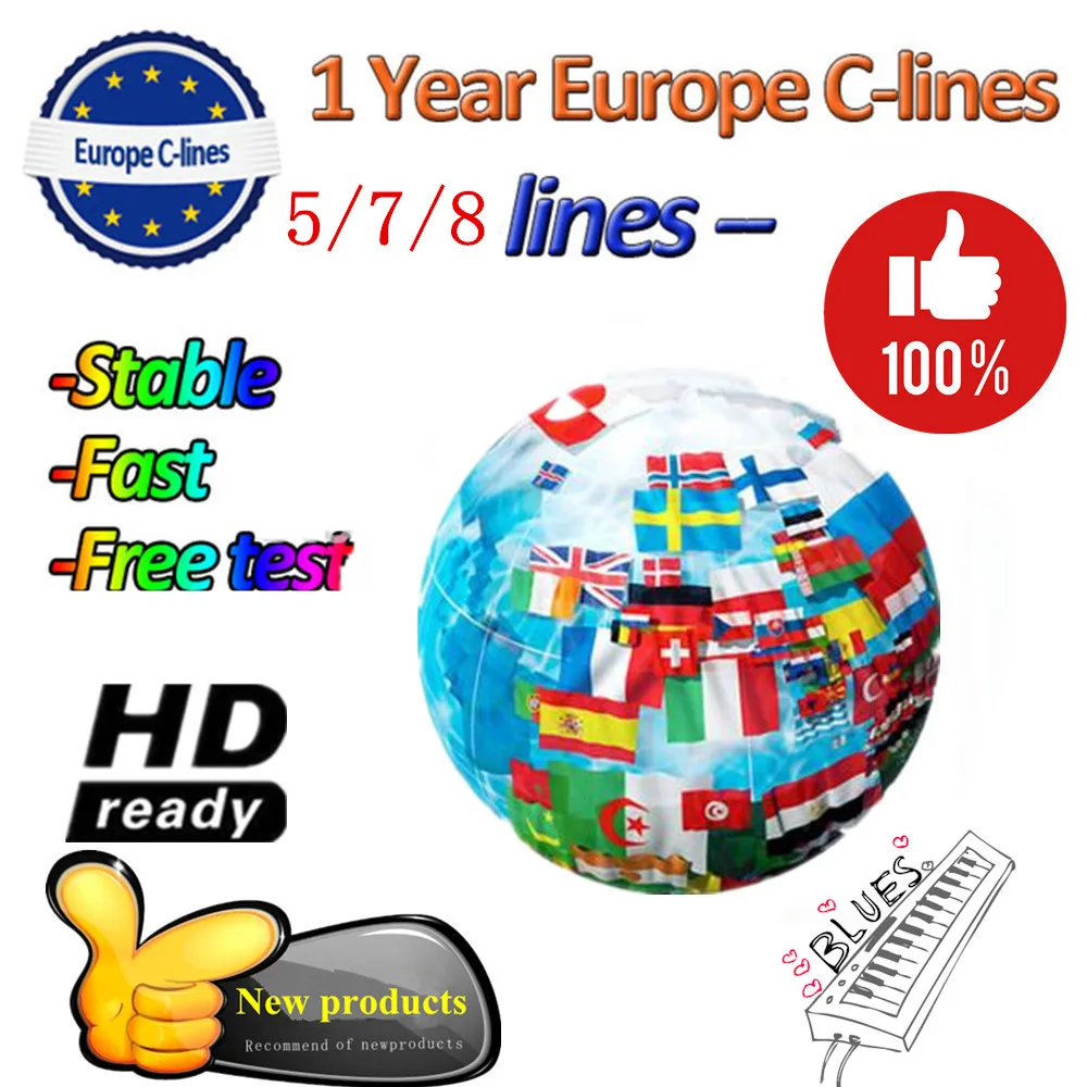 

Best Spain portugal cccams for Satellite Receiver lines WIFI FULL HD DVB-S2 Europe 5/7/8lines ccams