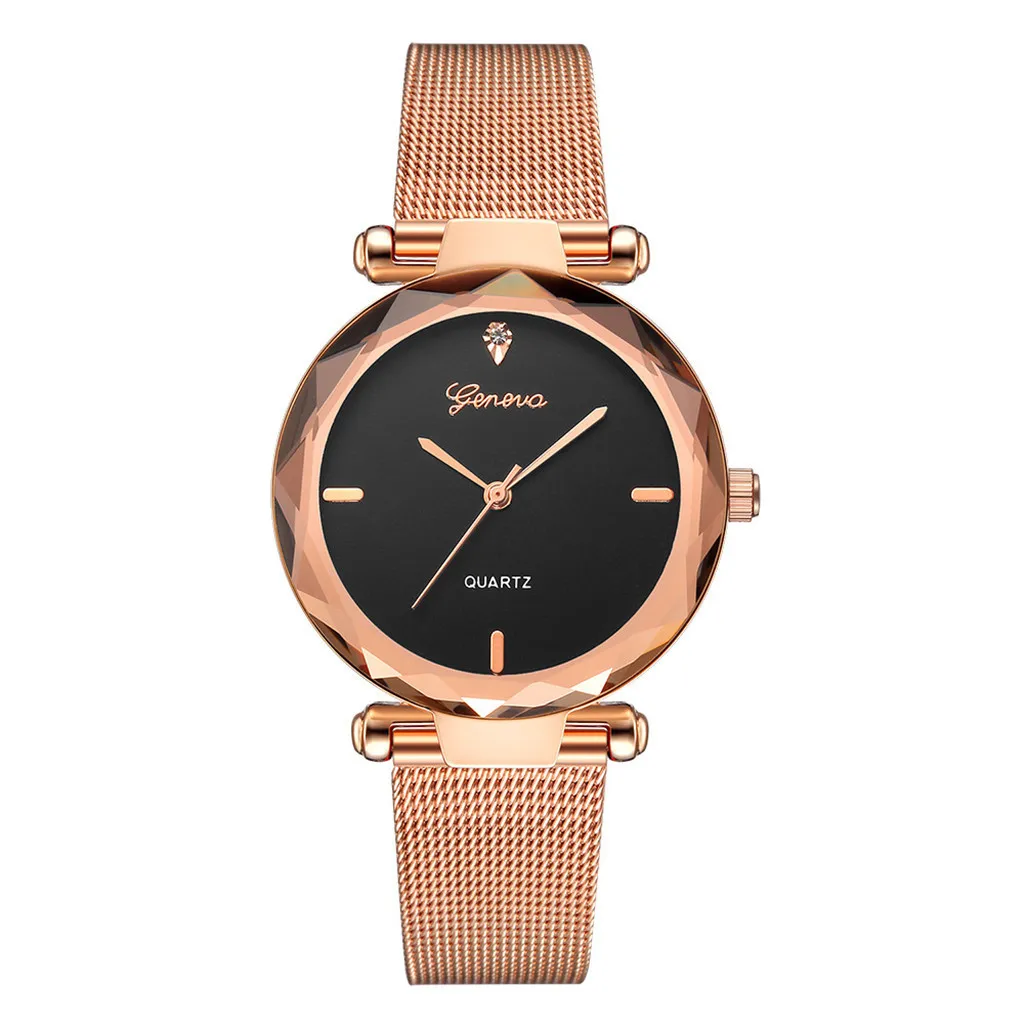 Geneva брендовые модные часы из серебра и золота с сеткой креативные мраморные наручные часы повседневные женские кварцевые часы в подарок Relogio Feminino 533