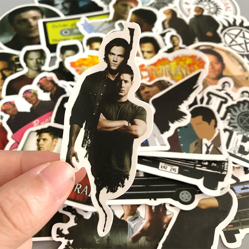 50 шт. известный ТВ показать наклейка Supernatural классические телевизионные мини-камера для автомобиля мотоцикла Чемодан Стикеры s