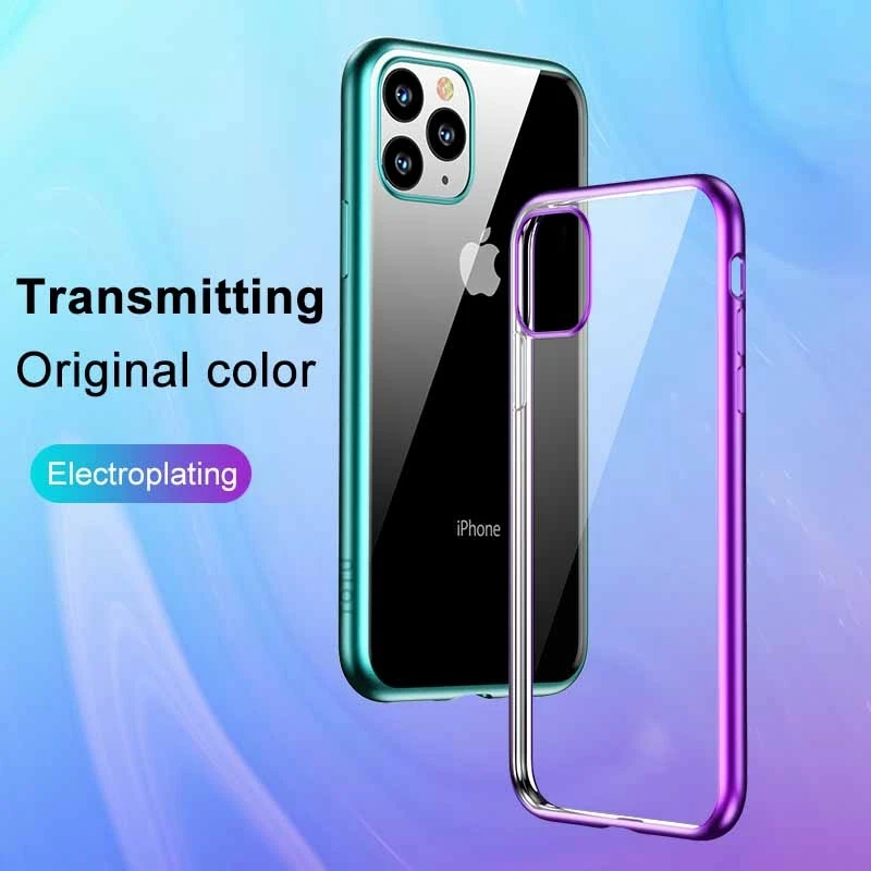 TOTU дизайн для iPhone чехол X XS XR XS MAX 11 11Pro 11 Pro Max противоударный гальванический ТПУ защитный чехол