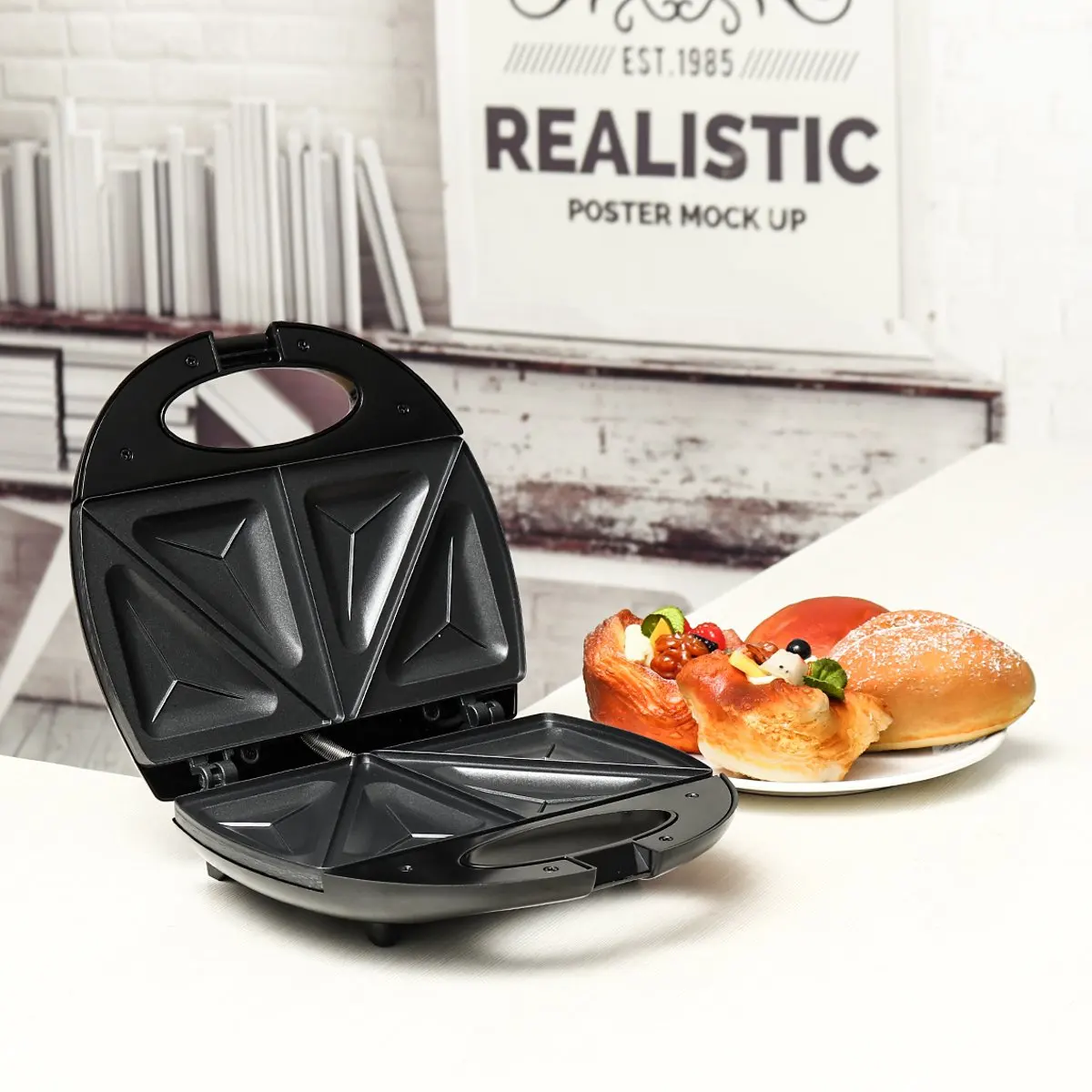 

750W Multifunction Electric Eggs Sandwich Maker Non stick Mini Bread Grill Waffle Crepe Toaster Pancake Baking Breakfast Machine