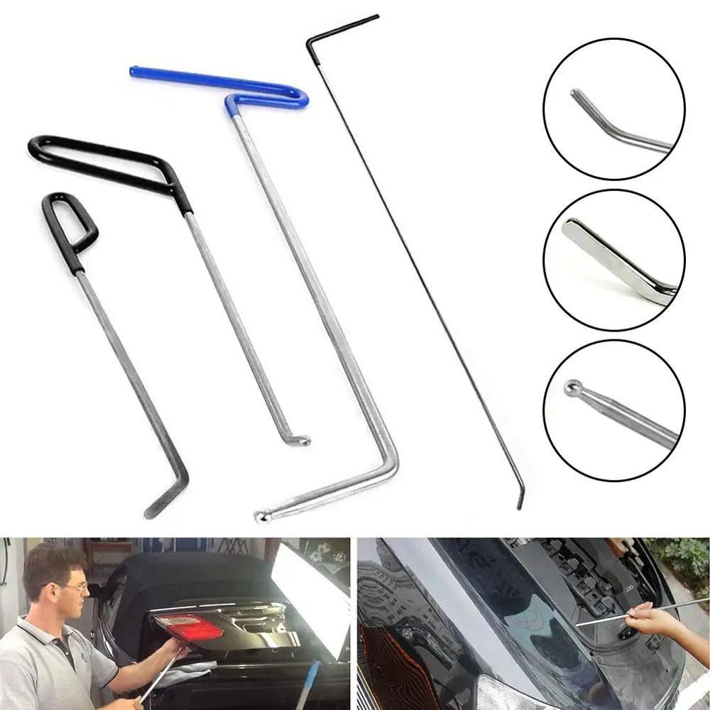 4 Pieces Auto Body Dent Repair Hail Damage Removal Tools Paintless Dent