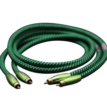 

Mai Jingtu enthusiast CD DVD audio signal cable HiFi Lotus plug 2RCA audio cable male to male