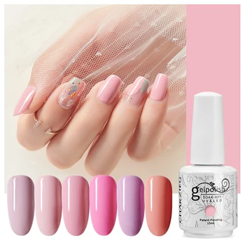 

ROHWXY 15 ML Gel Nail Varnish UV Hybrid Gel Lacquer All For Manicure Nail Gel Polish Soak Off Hybrid Painting For Home Use DIY