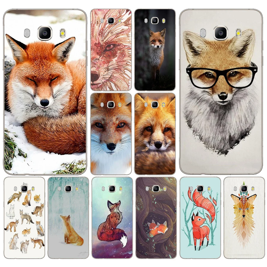 

274DD Fox Sleeping In The Snow Soft Silicone Case Cover for Samsung Galaxy a3 a5 2017 A6 A8 2018 j3 j5 j7 2016 2017