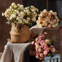 

Artificial Flowers 31cm Small Clove Single Bouquet Green Plant Decoration Garden Wedding Photography Props Dressing Table Decor