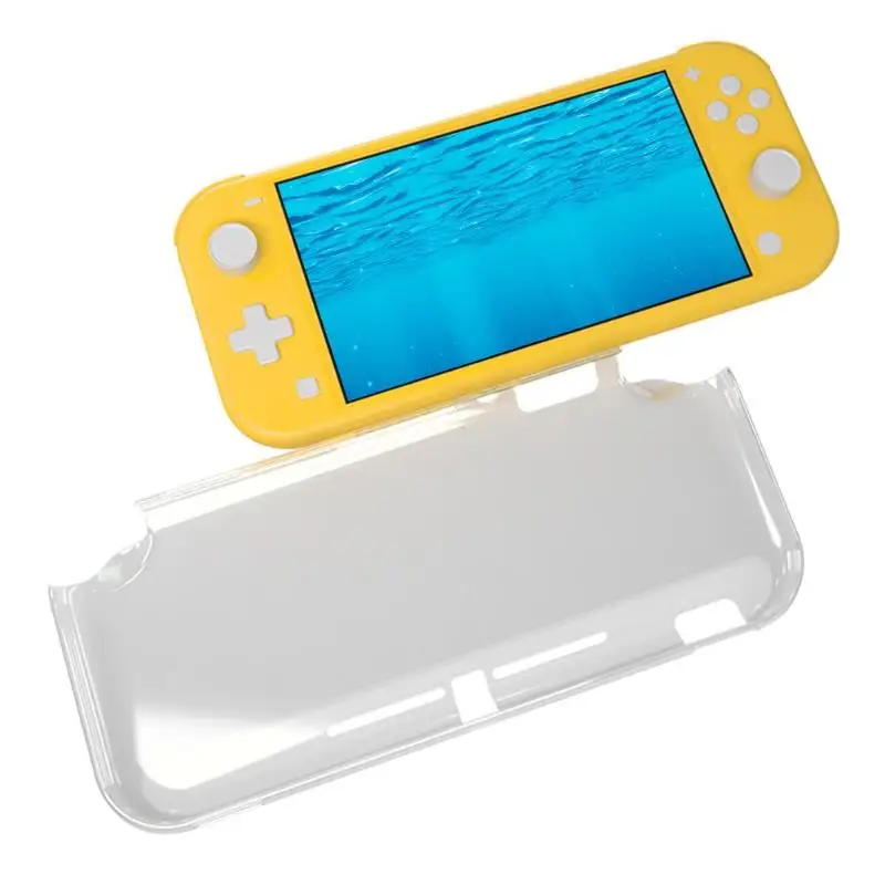 Прозрачный защитный чехол для ПК для nintendo Switch Lite прозрачная задняя крышка