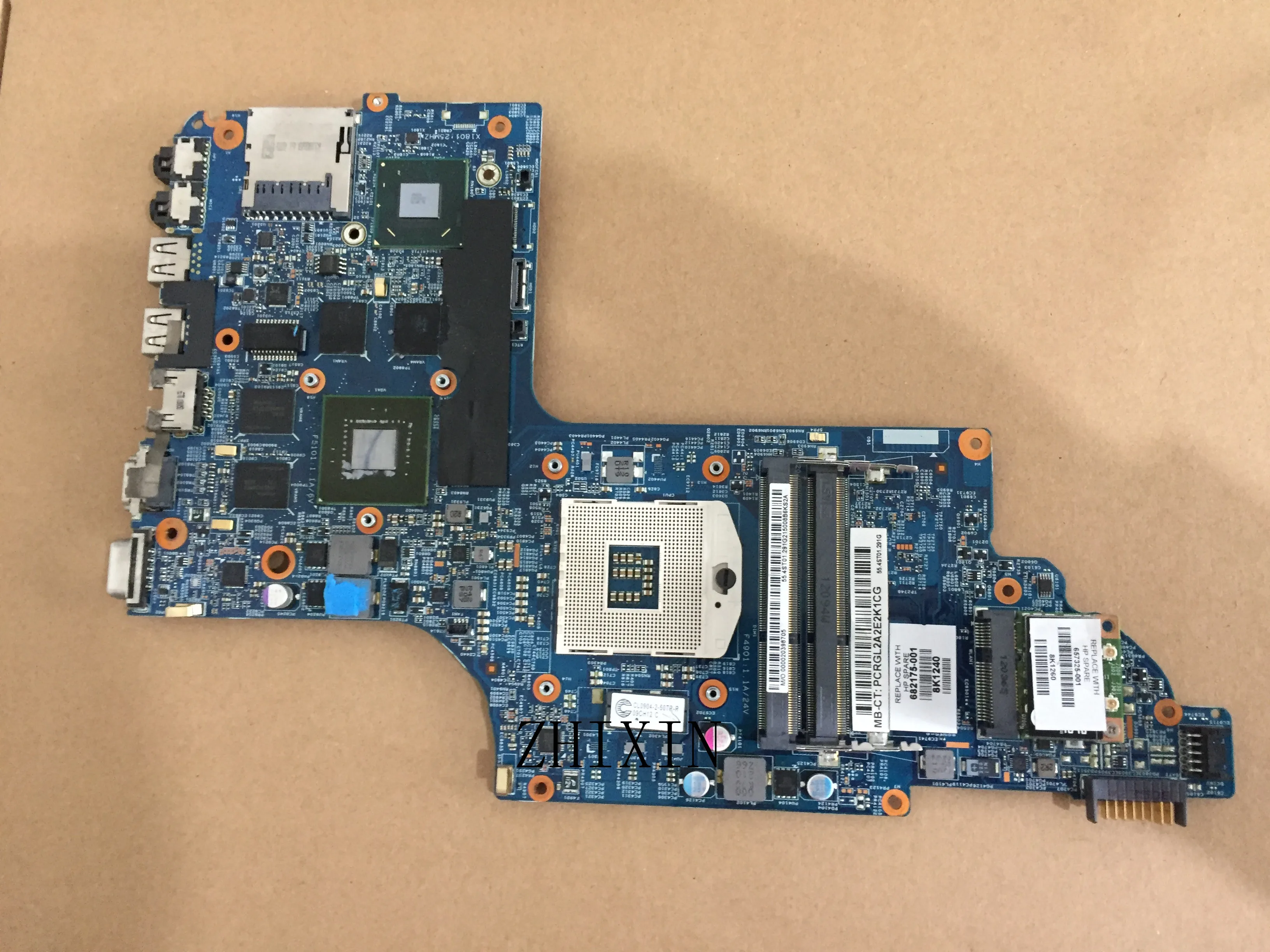 Yourui-HP PAVILION 682175 노트북 마더보드 노트북 PC 메인보드 교체용, 682175-001/601-