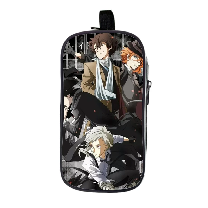 Anime Bungou Stray Dogs Season 3 Backpack for Teenage Girls Boys Travel bags Atsushi Dazai Chuya student school Book Bags - Цвет: 25