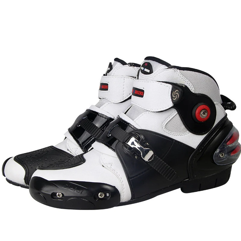 protectoras para motocicleta para hombre, calzado deportivo para carreras en el equipo de ciclismo|Botas de motocicleta| - AliExpress