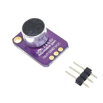 

GY-4466 electret microphone amplifier MAX4466 adjustable amplifier CMA-4544PF-W Electret Microphones Amplifier Sensor Module
