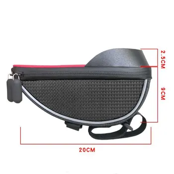

Waterproof Touch Screen 6.5 Inch Outdoor Cycling Bicycle Bag Cycling Handlebar Bag Mountain Bike Front Beam Mobile Phone Bag