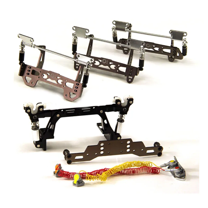 

Cab Dynamic Suspension System Car Shell Modification Spare Parts for 1:14 RC Mud Tractor Trailer Model