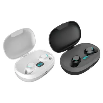

T3S Wireless Headset Binaural Bluetooth Waterproof Earbuds TWS5.0 Mini Earphone Power Display Headphone