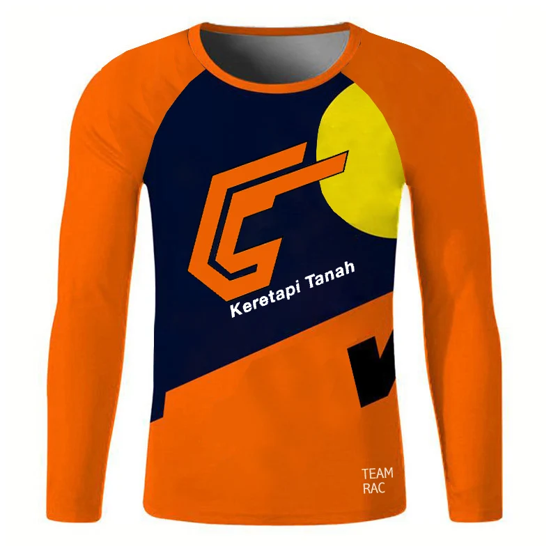Коричневый fuera de carretera ATV Racing camiseta RF bicicleta cuesta abajo Джерси Мотокросс MTB DH MX Ropa D - Цвет: Коричневый