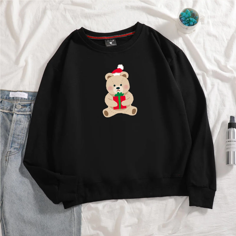 

Cartoon Bear Gifts Graphic Sweatshirt Women Vintage Sweatshirt Women Leisure Oversized Hoodie Unisex Sweatshirts Large of Women