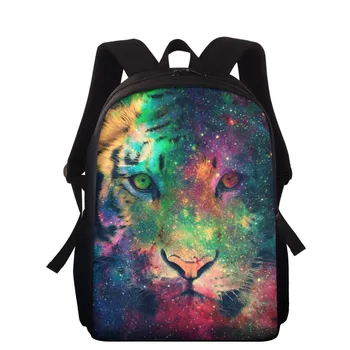 

Ferocious Tiger Backpack Custom pattern For Teenage Children School Bags Boys Girl Preppy Style Laptop Backpack Hip Hop Book Bag