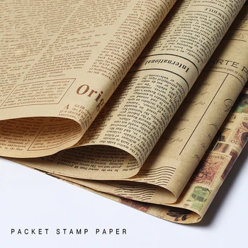 

20pcs wrapping paper Kraft paper Package Paper gift paper Christmas decoration Gift Wrapping Artware Packing Декоративная бу
