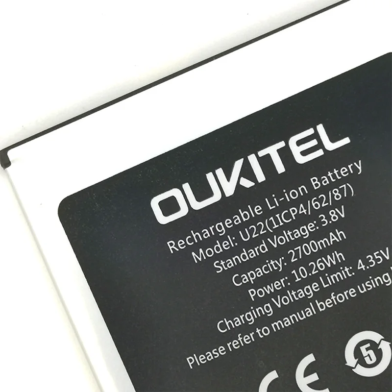 Wiscoco 10 шт. 2700 мАч аккумулятор u22 для Oukitel u22 Мобильный телефон высокого качества с номером отслеживания