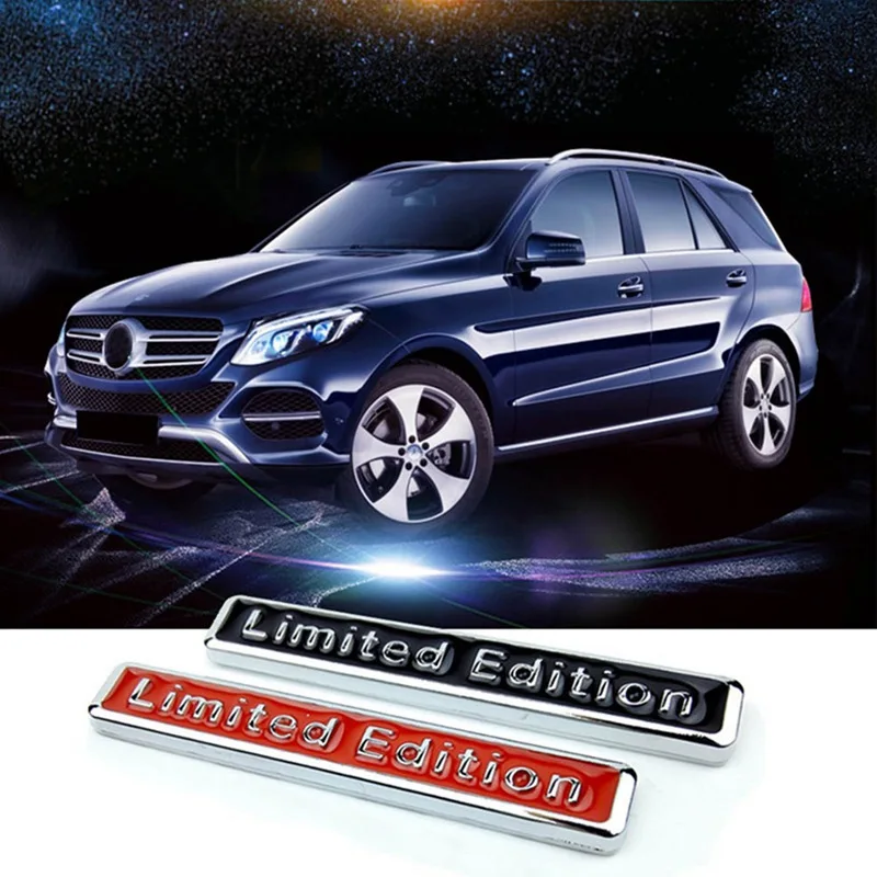 

Car Auto 3D Metal Limited Edition Emblem Sticker Badge Red/Black Decals Car Styling Exterior Decoration Accessories