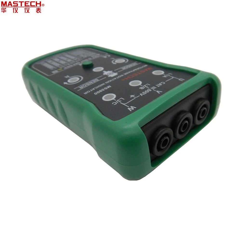 Mastech MS5900 3 Мотор метр последовательный Тестер Цифровой Tecrep Бесконтактный индикатор поворотного поля ЖК Ручной портативный Multimetro