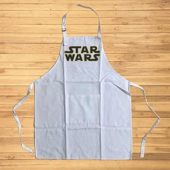 

Star Wars Apron BBQ Cleaning Cooking Baking Kitchen Apron Gift Daily Home Use, free shipping